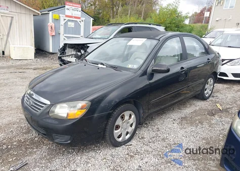 2009 Kia Spectra Ex from USA, damaged, VIN KNAFE222995643918